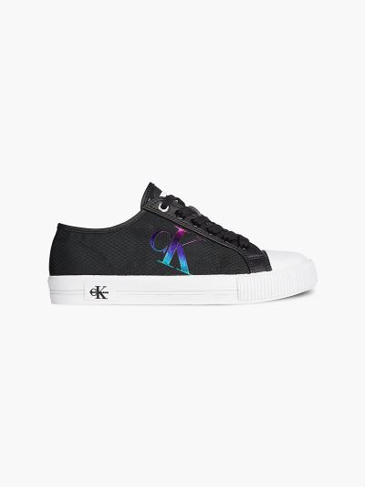 Calvin Klein Cipők HU655088 | Calvin Klein Transparent Ripstop Női Sportcipő Fekete